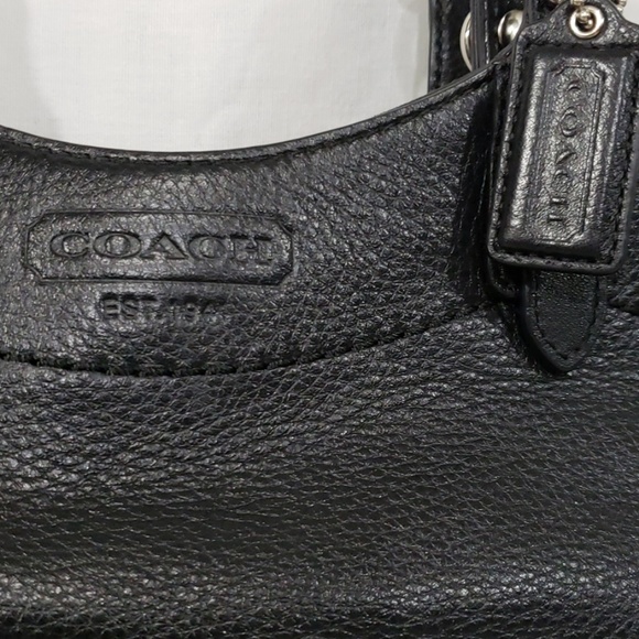 Coach black leather bag - Picture 2 of 8